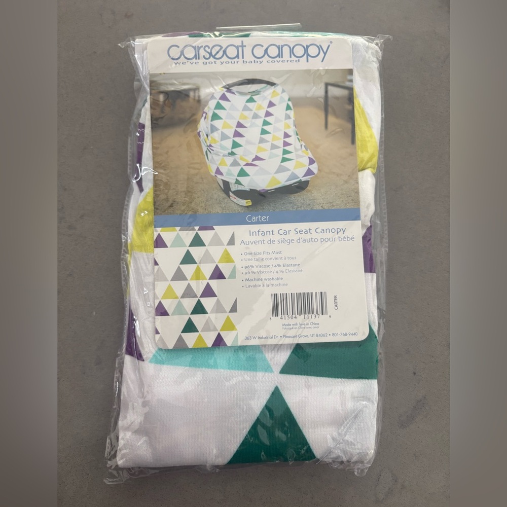 NWT car seat canopy